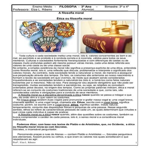 apostila filosofia 1 ano 1s (1).pdf 1 ANO DO ENSINO MEDIO . CONCEITOSE ...
