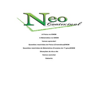 Apostila de fisica para o enem  cin...