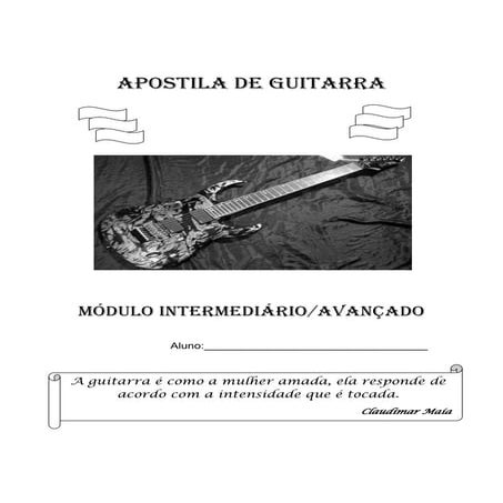 Apostila de guitarra   módulo intermediário ao avançado
