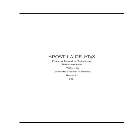 Apostila de latex