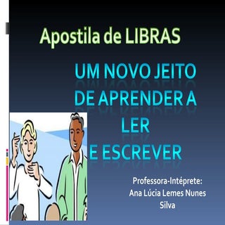 Apostila de libras