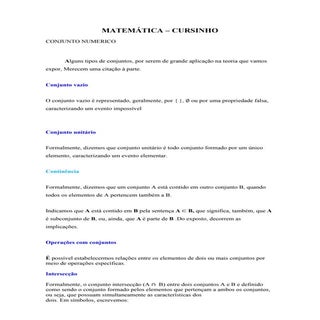 Apostila de matemática   cursinho