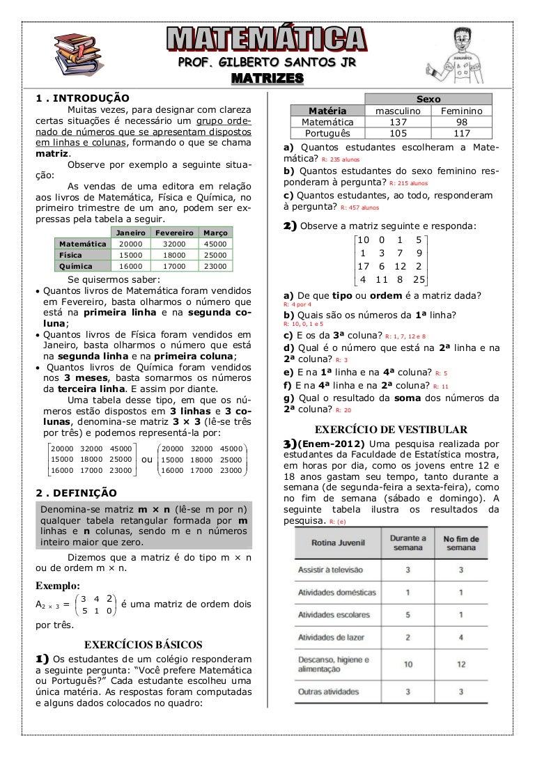 Atividades De Matematica 4 Ano Adição E Subtração Com Gabarito