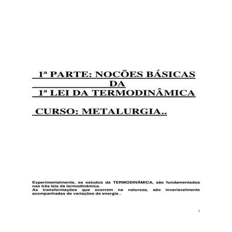 Apostilade quimica metalurgica