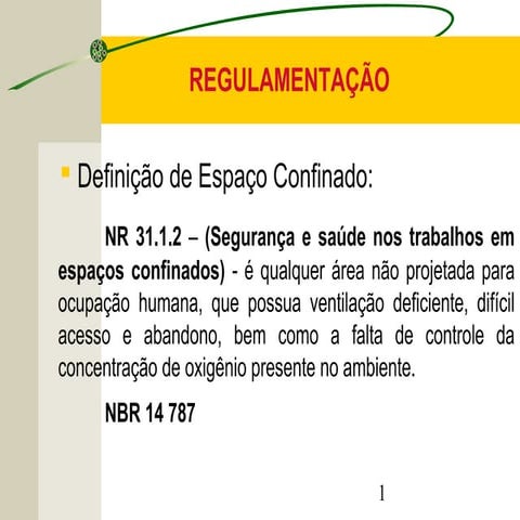 Apostila  espaço confinado