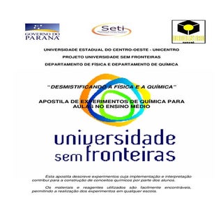 Apostila experimentos