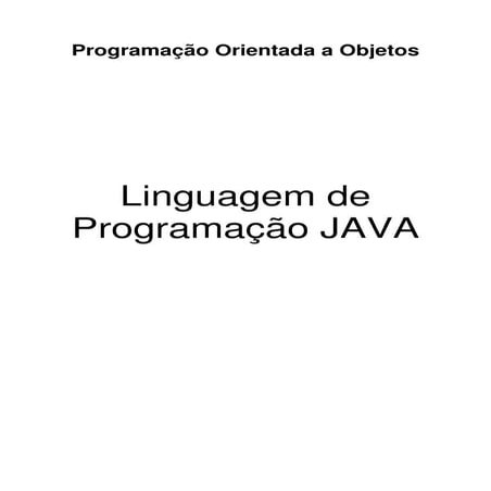 Apostila java completo | PDF