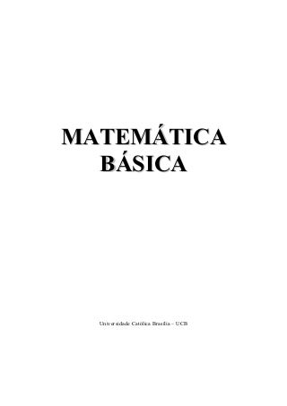 Apostila matemática básica (adolfo dani)