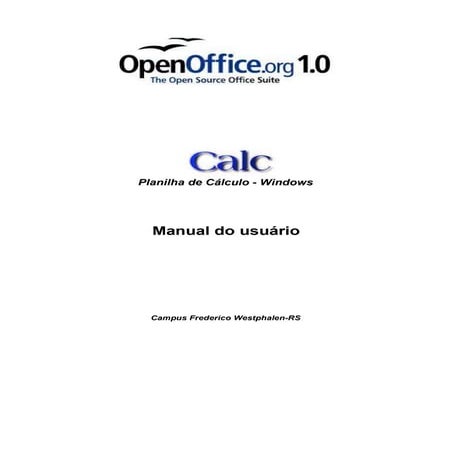 Apostila open office calc | PDF