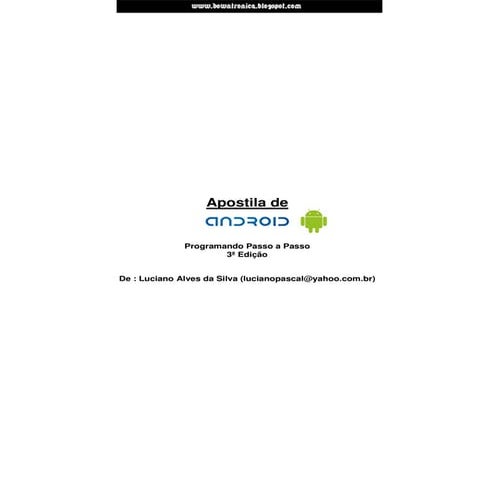 Apostila passo a passo como programar em android edição03
