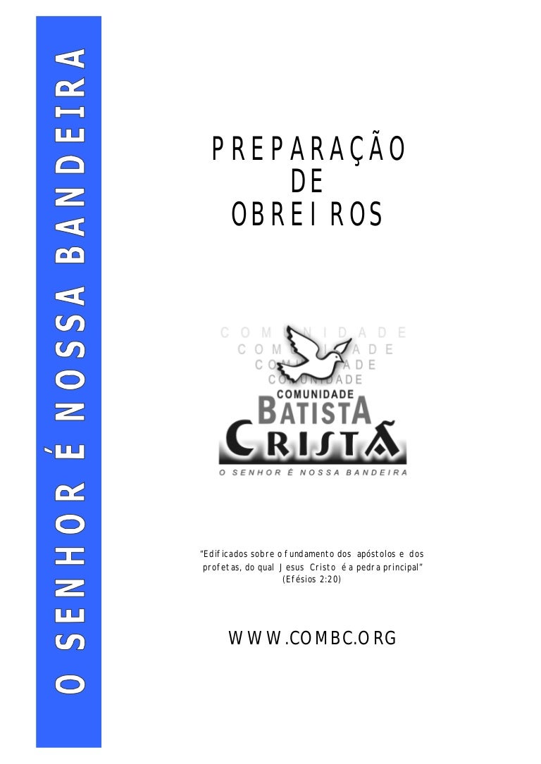 Apostila preparacao obreiros