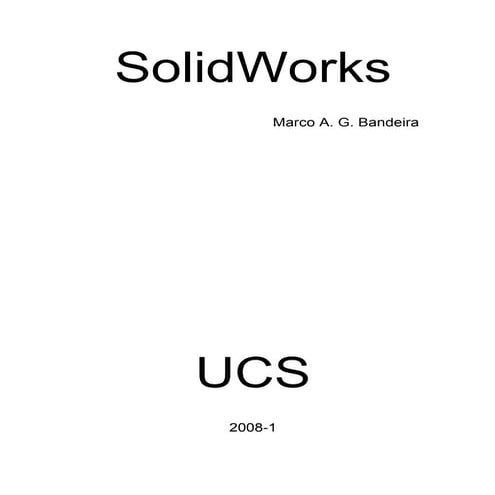 Apostila solidworks impressa | PDF