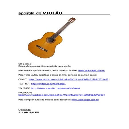 Apostila violao 01