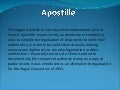 apostille definition