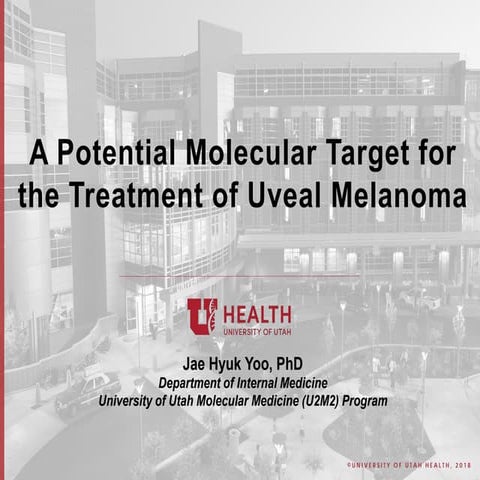 A Potential Molecular Target for the Treatment of Uveal Melanoma | PDF