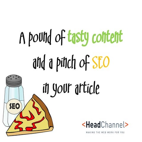 A pound of tasty content and a pinch of seo