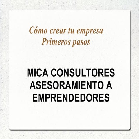 Apoyo a emprendedores