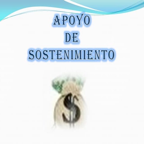 Apoyo de sostenimiento