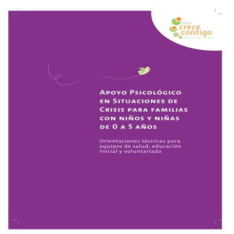 Apoyo sicologico en situaciones de crisis para familias