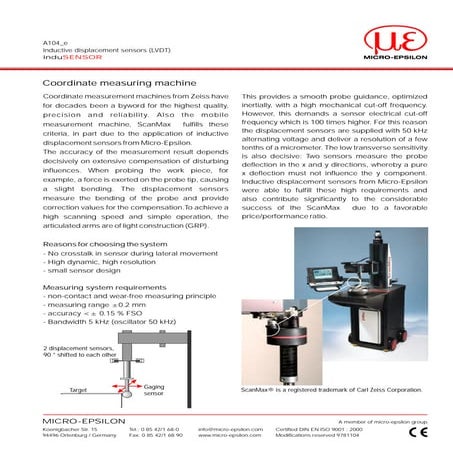 App104 en coordinate-measuring-machine