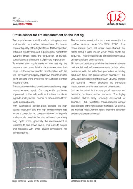 Tyre cross section measurement | PPT