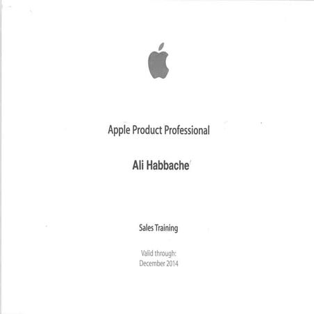 Apple Product Professional 2014