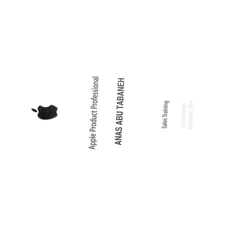 APPLE PRODUCT PROFESSIONAL 2014