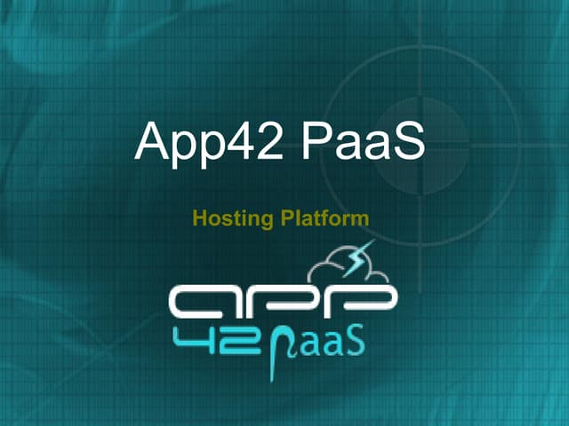 App42 PaaS