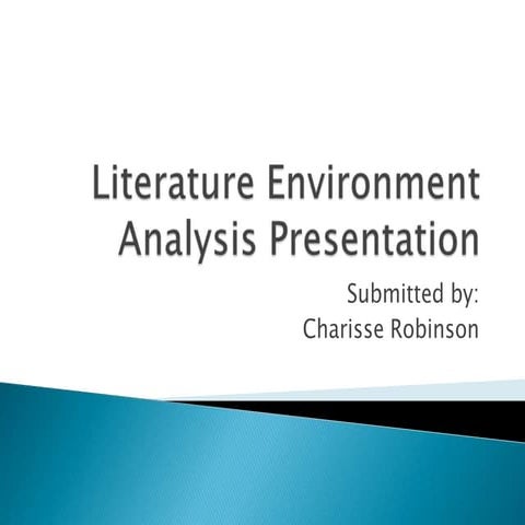 Literate Environment Analysis Presentation