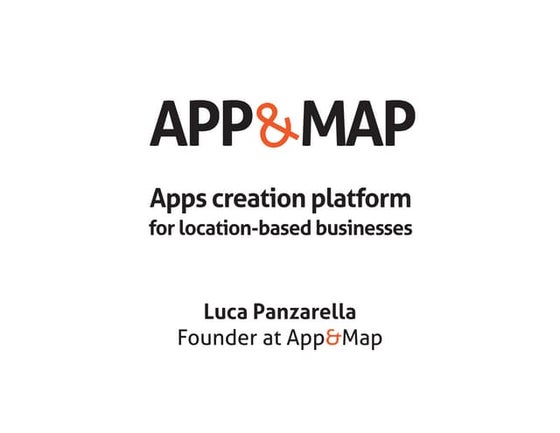 Startup in Action - Appandmap pitch