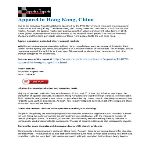 Apparel in hong kong, china