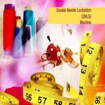 Apparel Presentation(Double Needle Lockstitch Machine) | PPTX