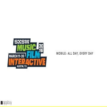 SXSW Mobile Experience Recap