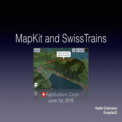 MapKit and SwissTrains