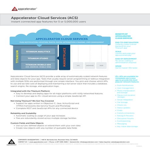 Appcelerator Cloud Services