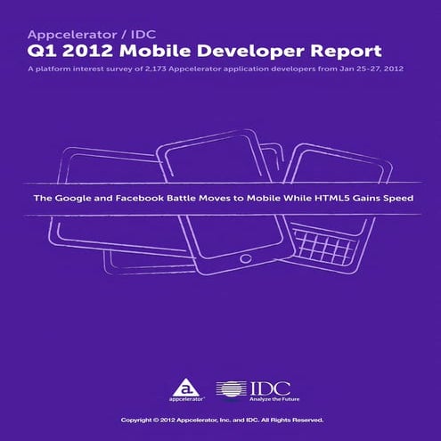 Appcelerator Mobile Developer Report Q1 - 2012