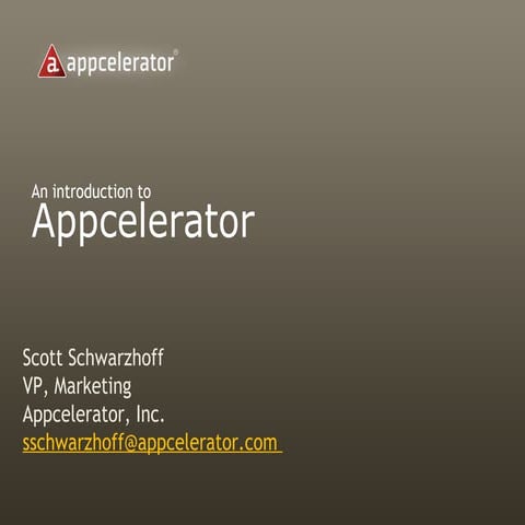 Appcelerator Corporate Overview