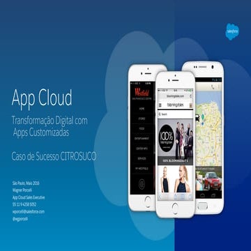 Transformação Digital com Apps Customizadas: Salesforce App Cloud
