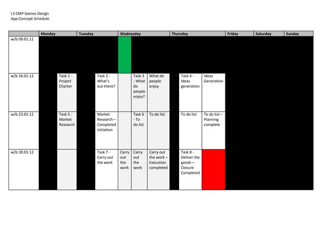 App concept schedule_110112