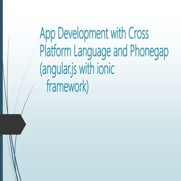 App development with cross-platform language using phonegap and andriod studio