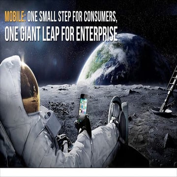 Mobile: One small step for consumers, one giant lead for enterprise