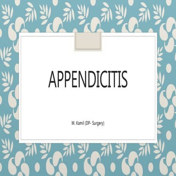 Appendicitis