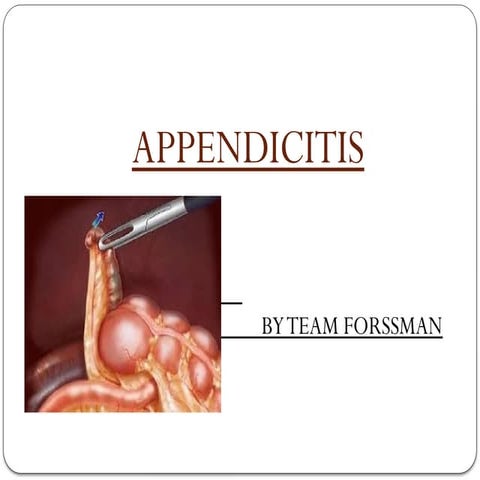 Appendectomy (Physiotherapy) (General Surgical conditions) | PPTX