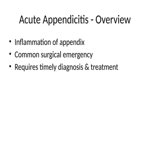 Common Diagnostic and Treatment Errors in Acute Appendicitis Management ...