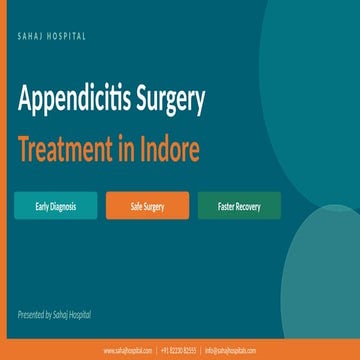 Appendicitis Surgery Treatment in Indore: Symptoms, Diagnosis ...