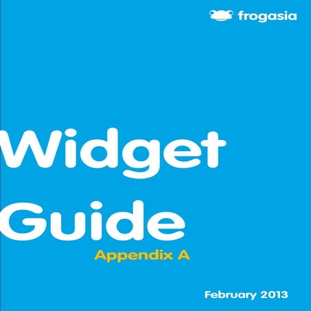 A Widget Guide