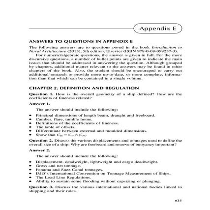 Introduction to Naval Architecture questions_and_answers.