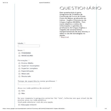 Questionnaire