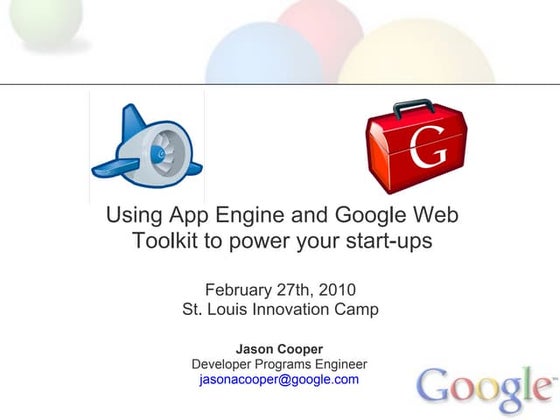 App Engine/GWT overview (STLIC 02-10)