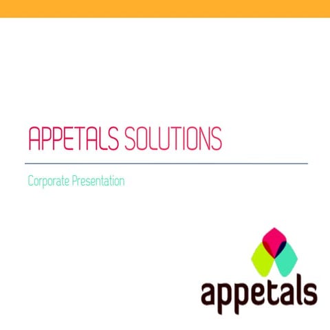 Appetals company ppt